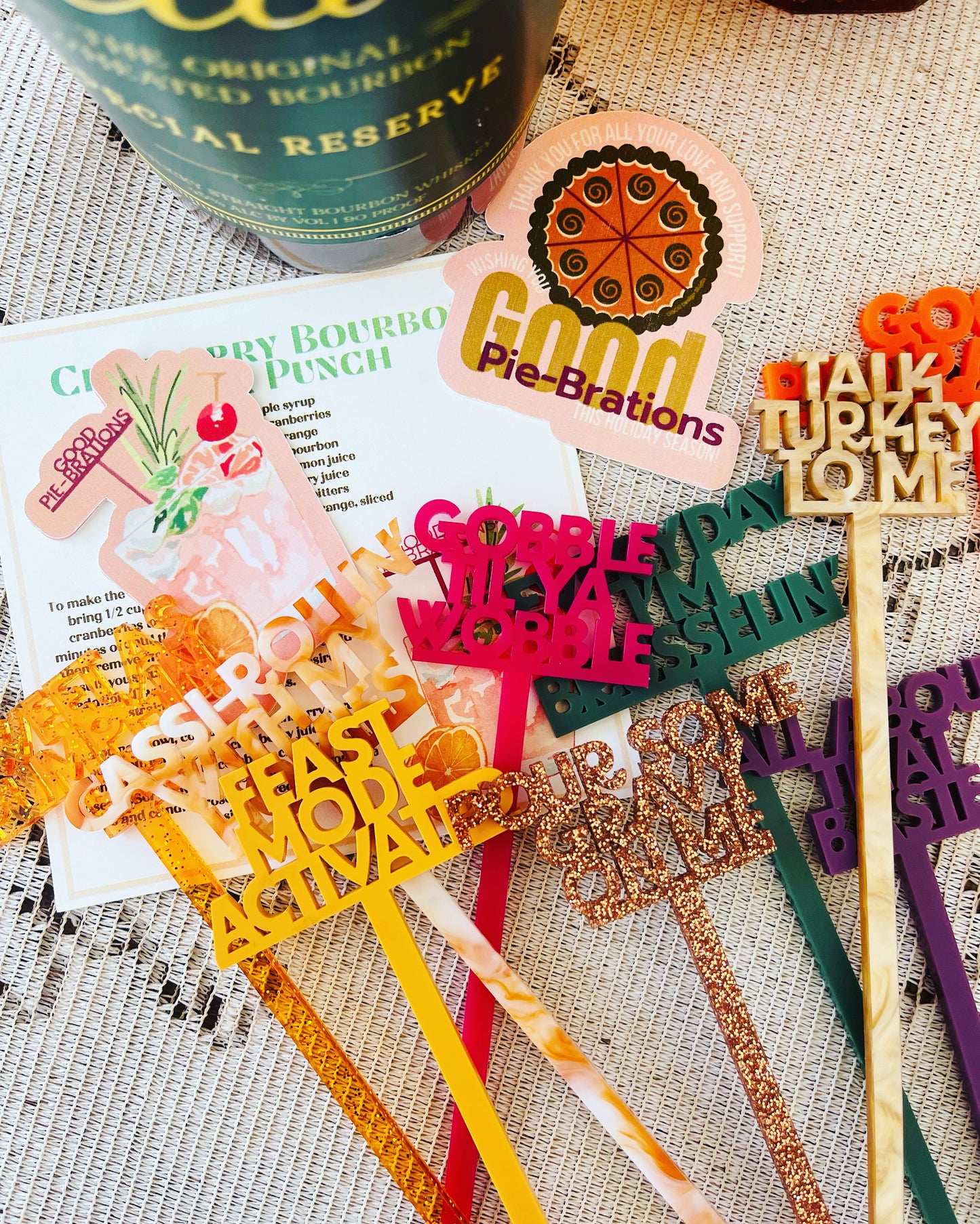 Thanksgiving Stir Sticks - Bundle "Talk Turkey to Me"